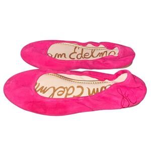 Sam Edelman women’s hot pink ballet flats shoes (size 8.5M)
